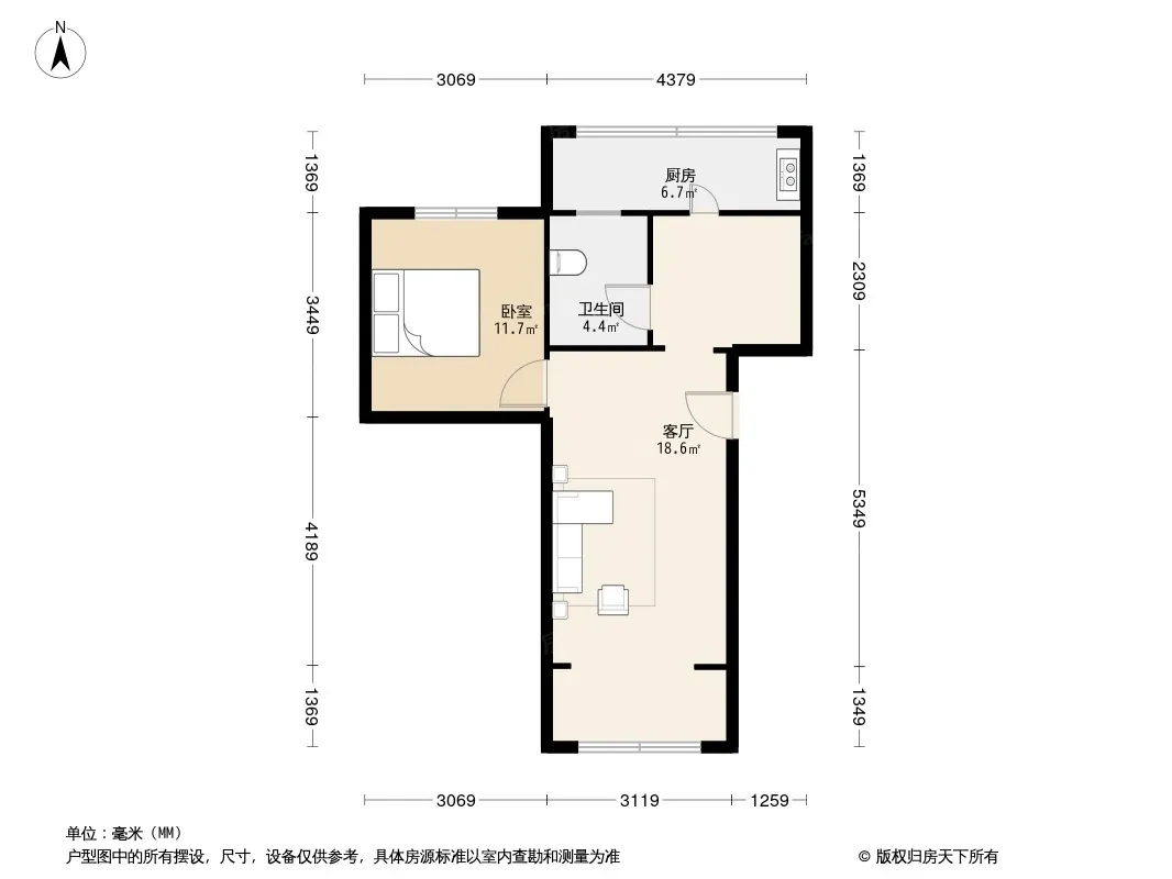 民航成都飞机工程公司职工宿舍户型图