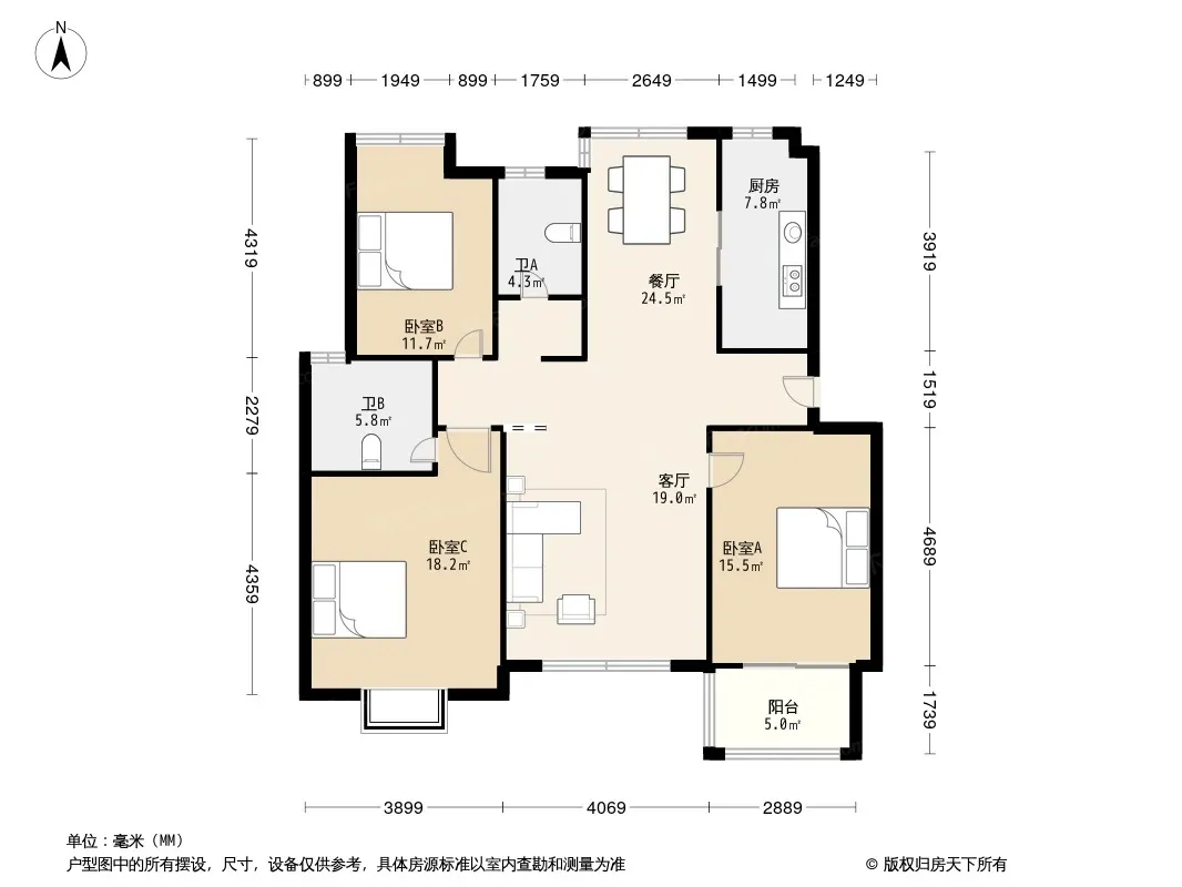 小骆花园户型图