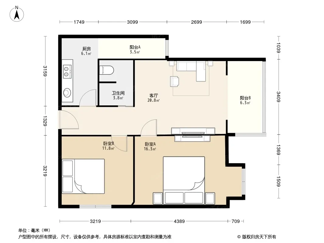 一品荷花户型图