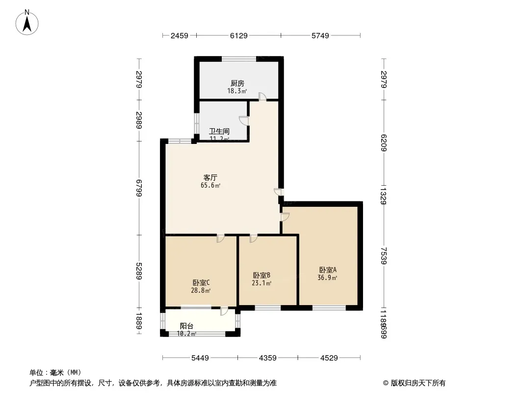 天鸿小区户型图