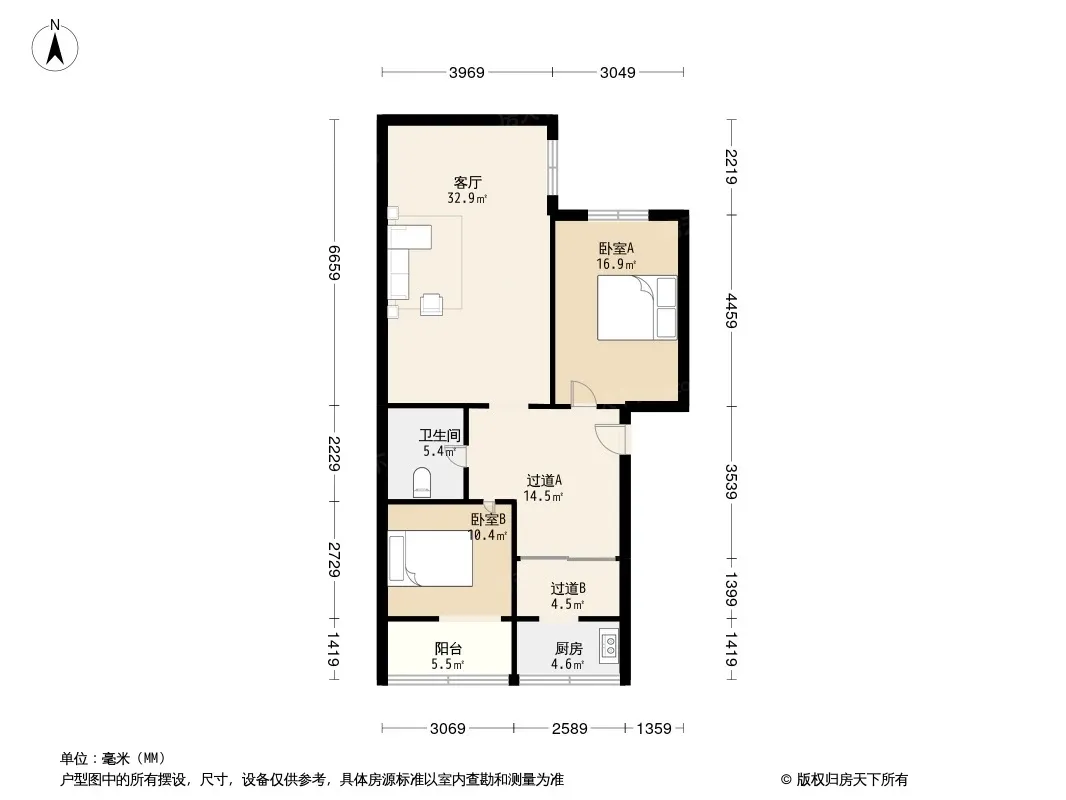 沙湾东一路171号院户型图