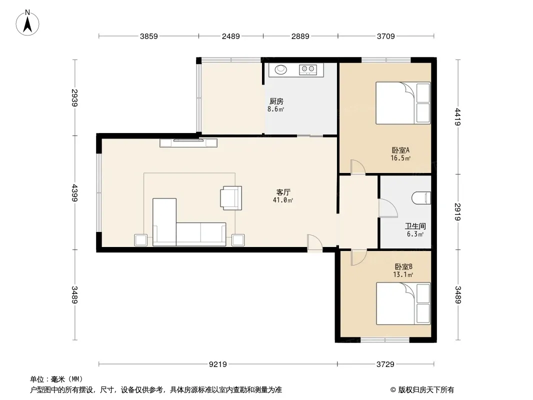 城北小区户型图