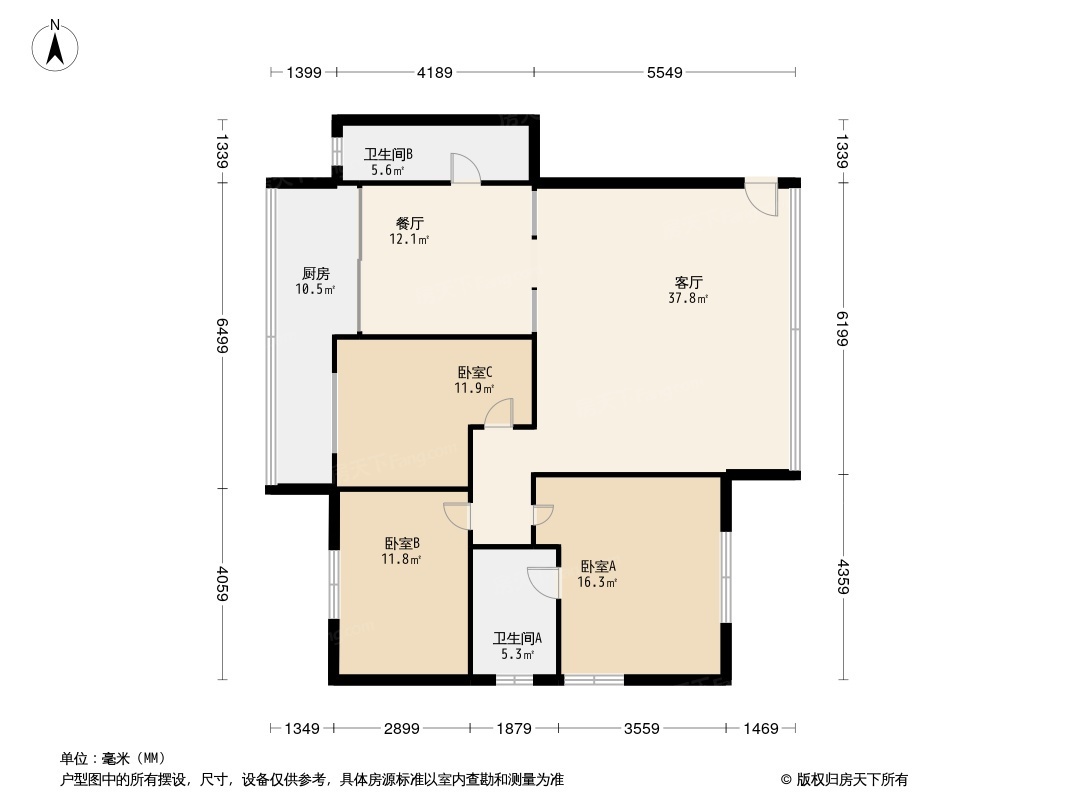 大石康华楼户型图