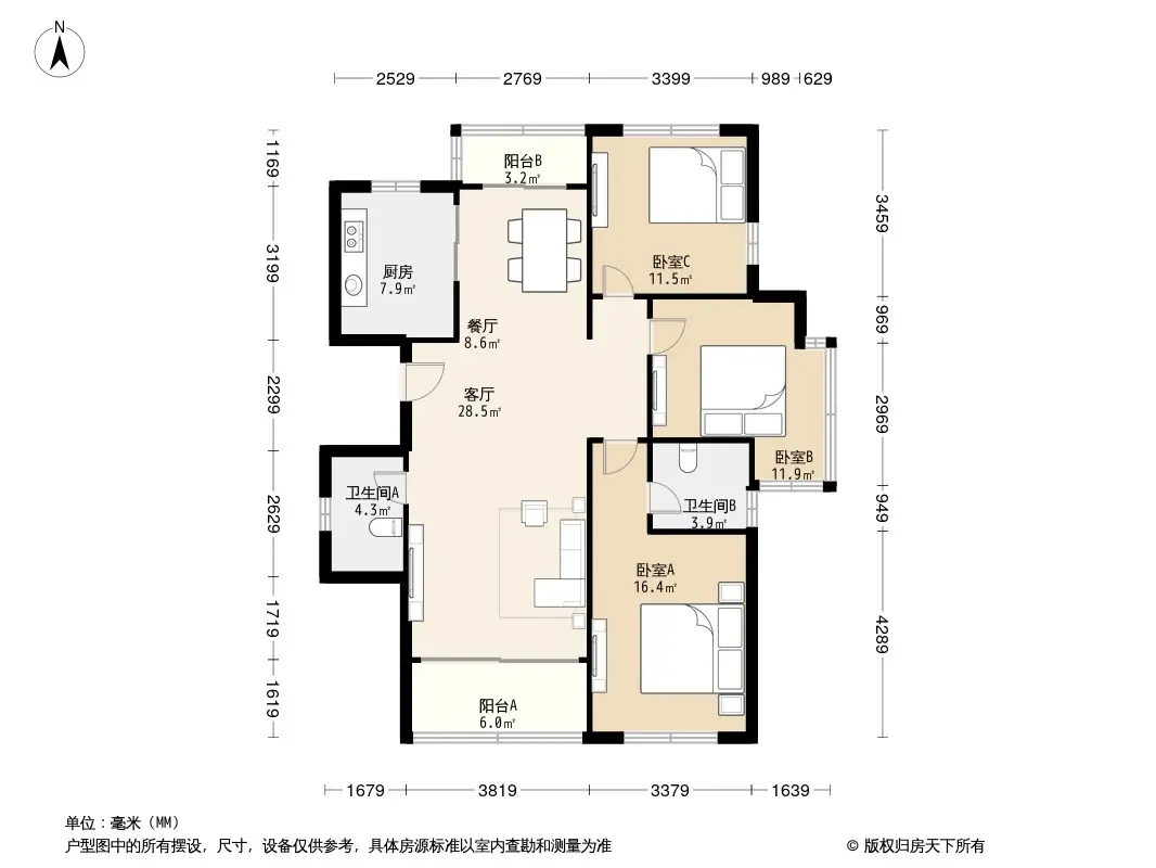 浙建枫华紫园户型图