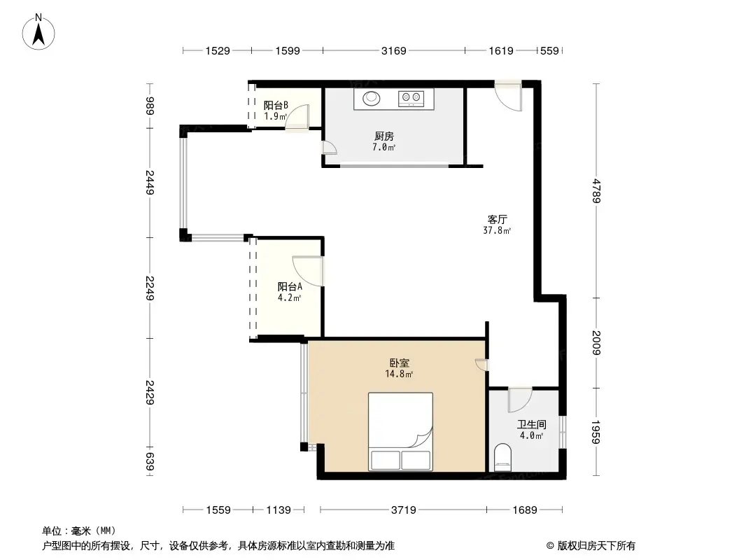 中航云岭高尔夫别墅户型图