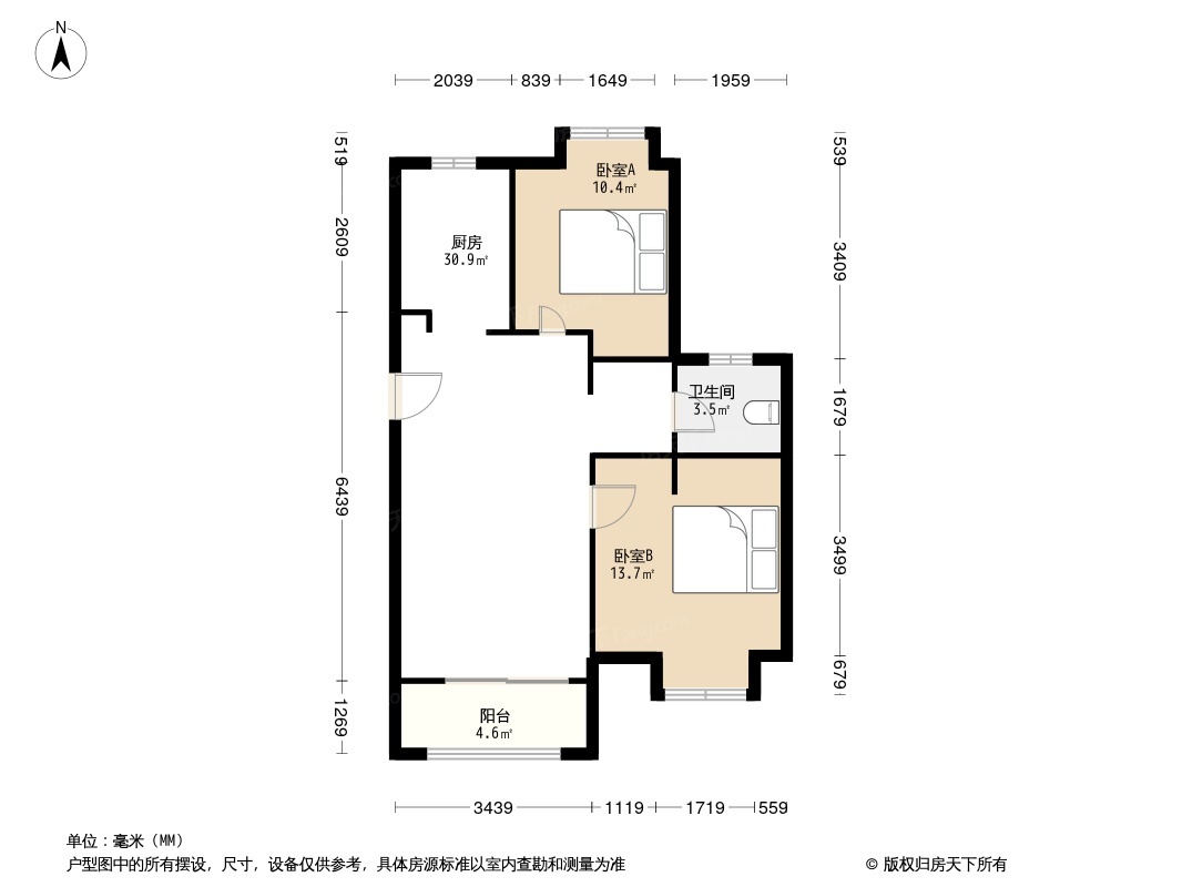 旭辉华庭户型图