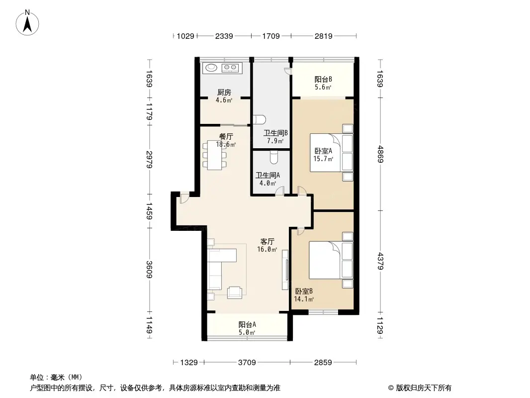 大石西路60号院户型图