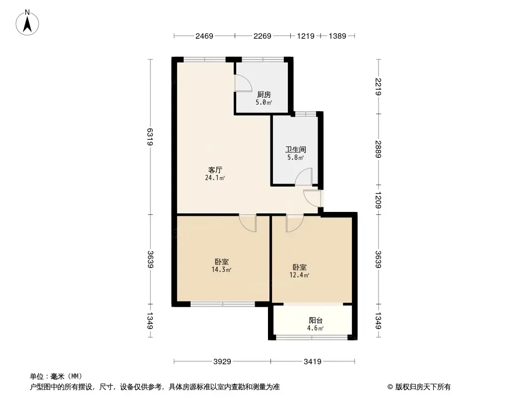 育才晓筑户型图