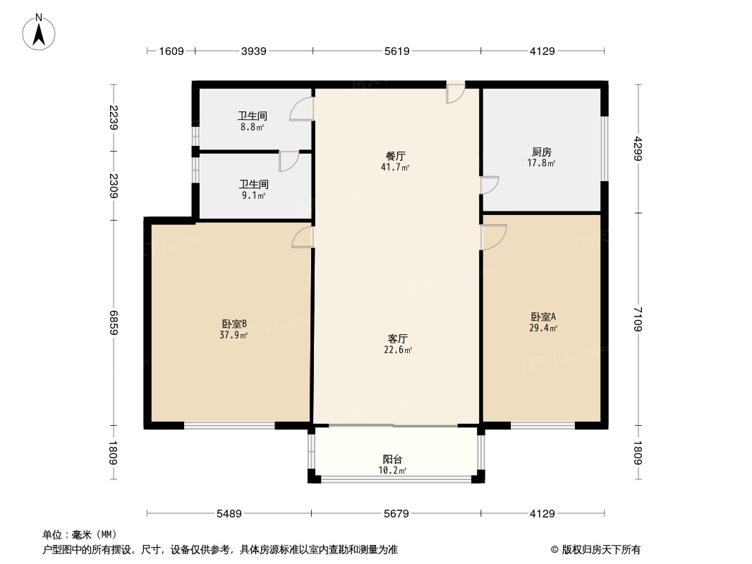 青年汇户型图