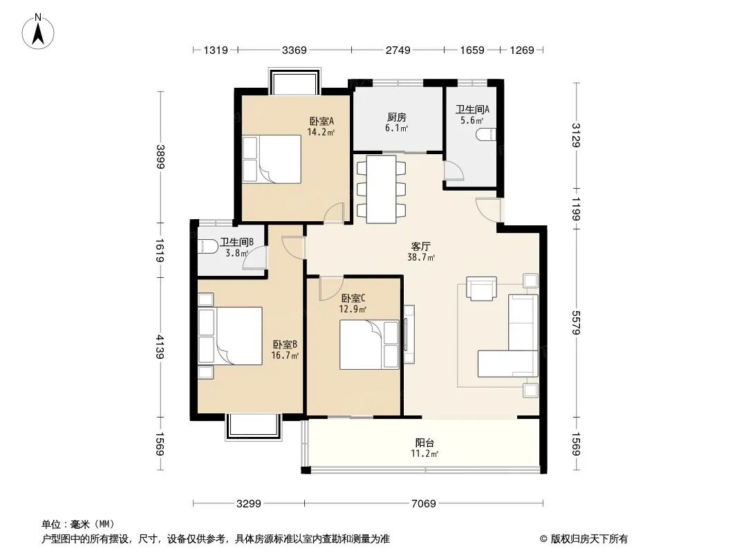 周南生活园户型图