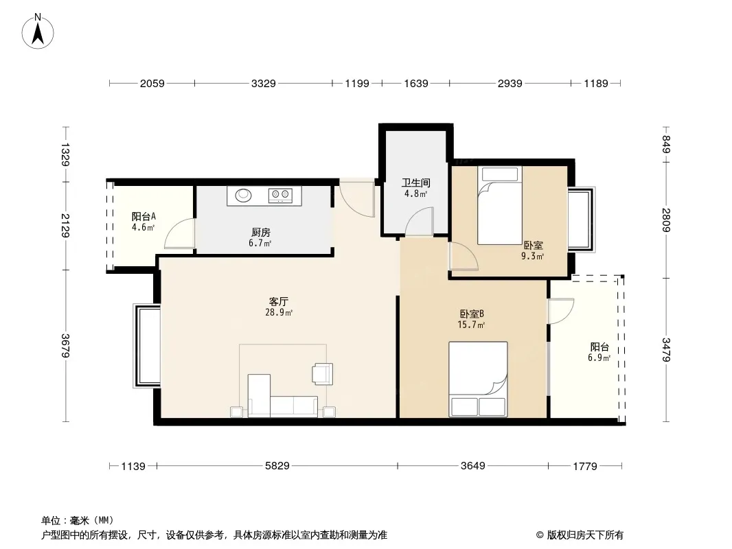 富轩豪景户型图