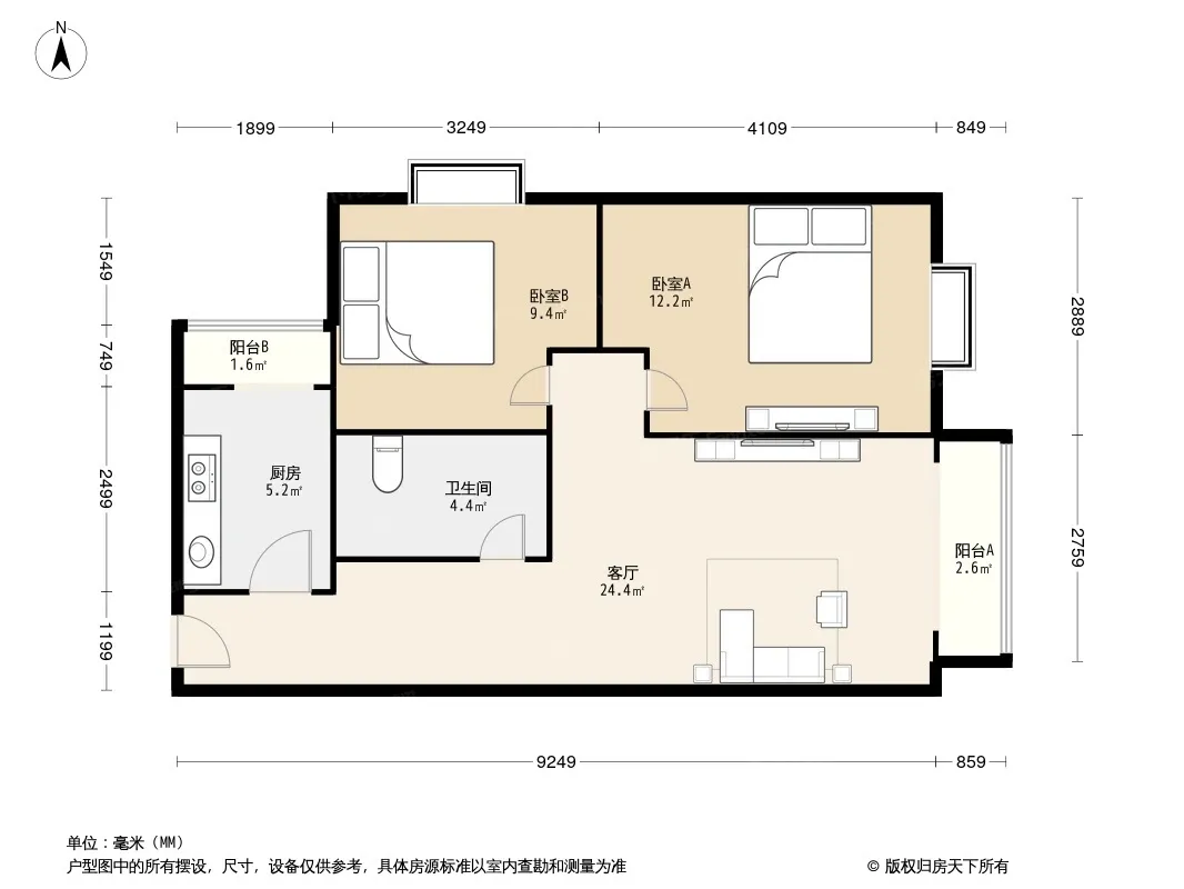 水岸格林户型图