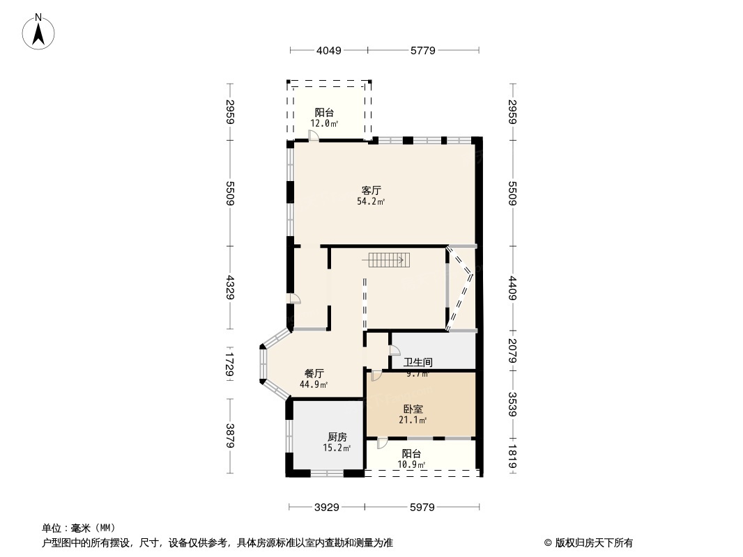 中海国际社区央墅二期户型图