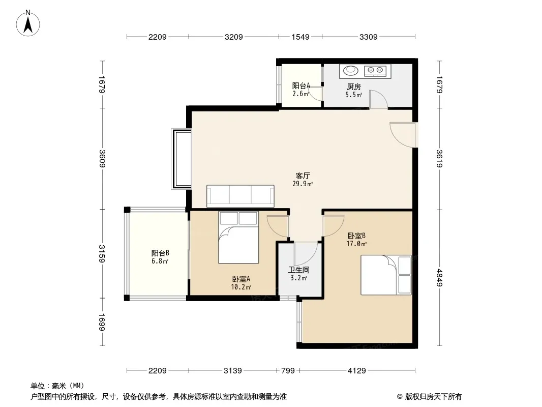 瑞丰花园户型图