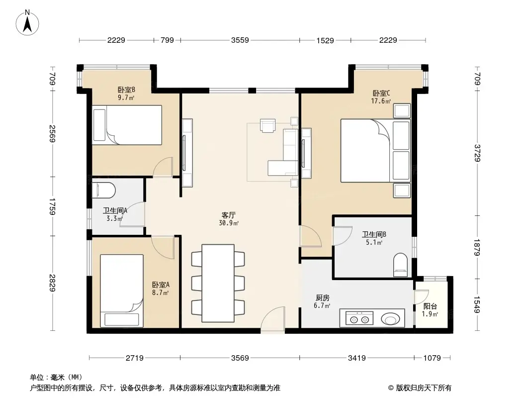 华润银杏华庭户型图