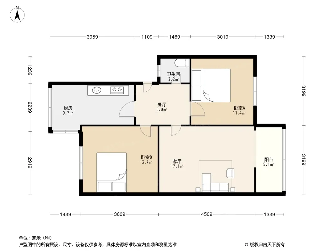 二仙桥北二路9号院户型图
