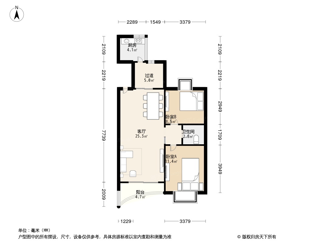 双楠所有阳光户型图