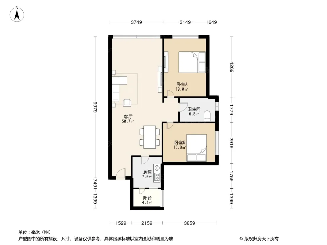 香榭河畔户型图