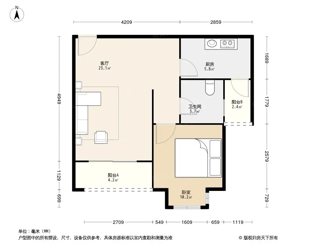 民兴南苑户型图