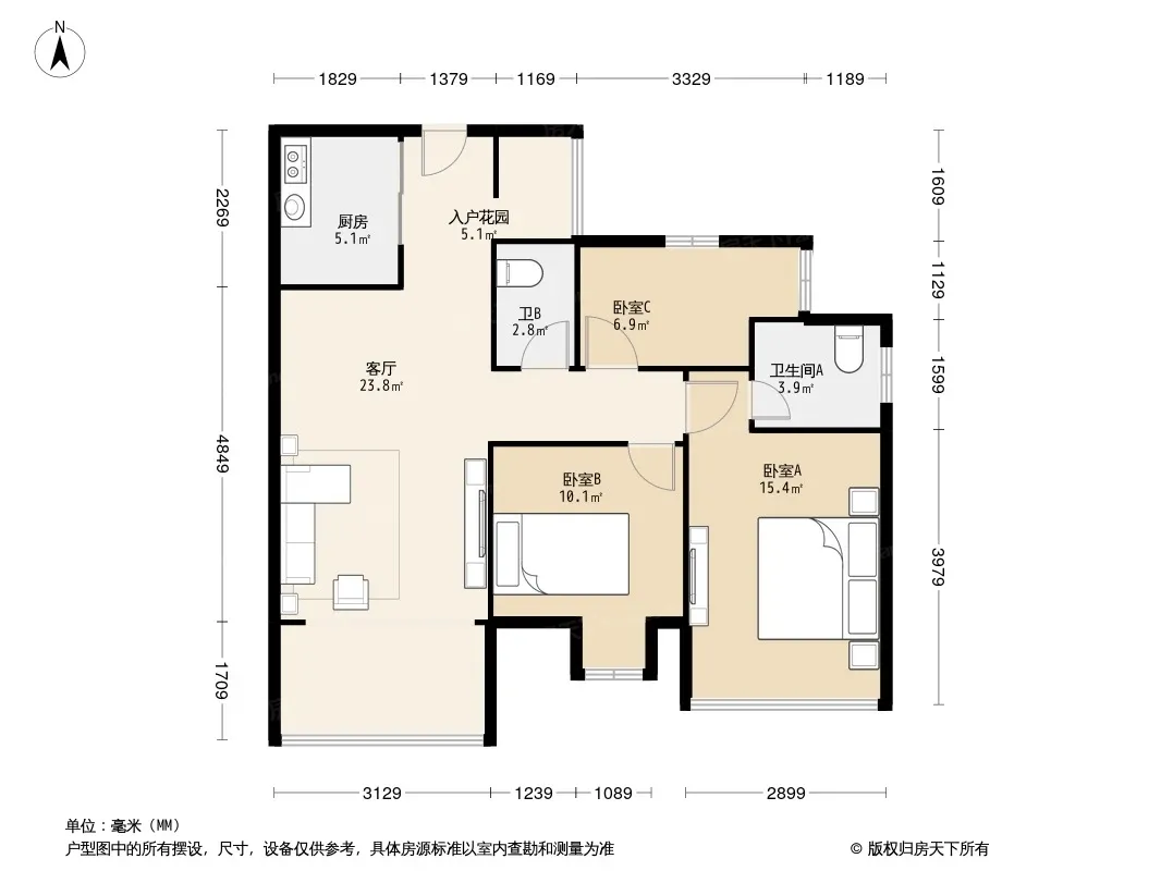 正成东区1号户型图