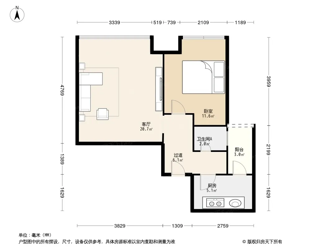 友盛幸福居户型图