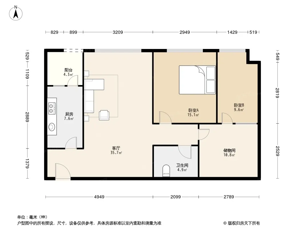 南湖左岸户型图