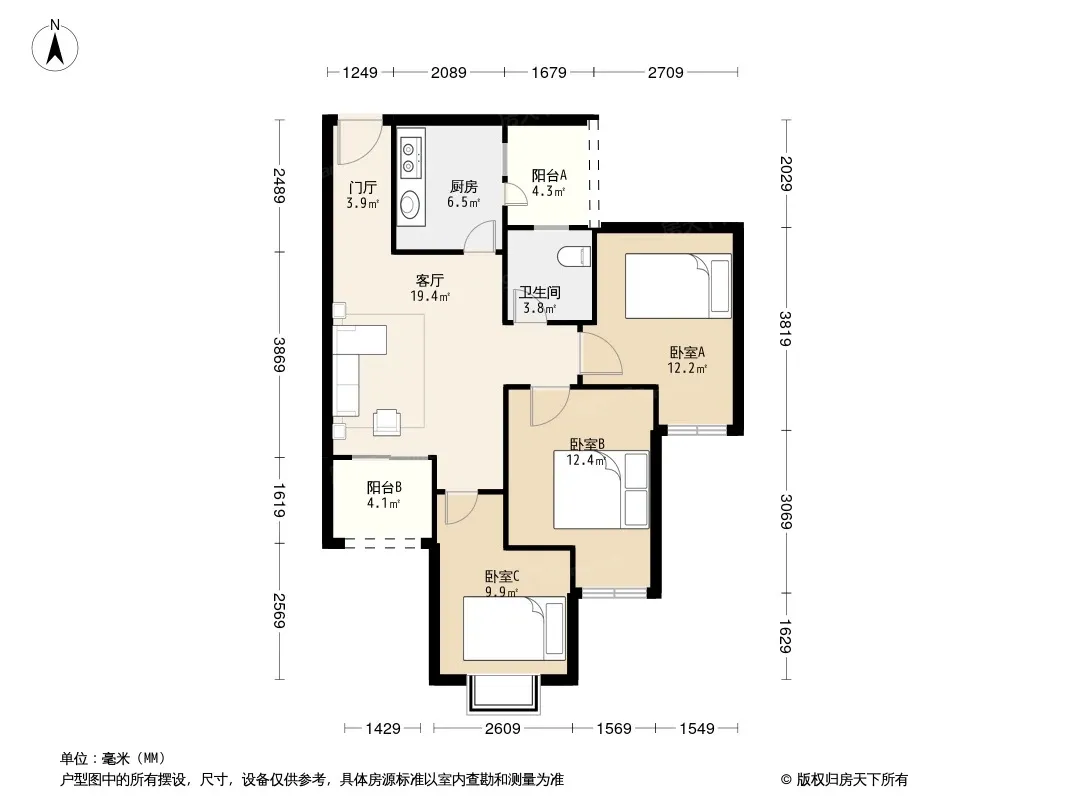 玉锦华庭户型图