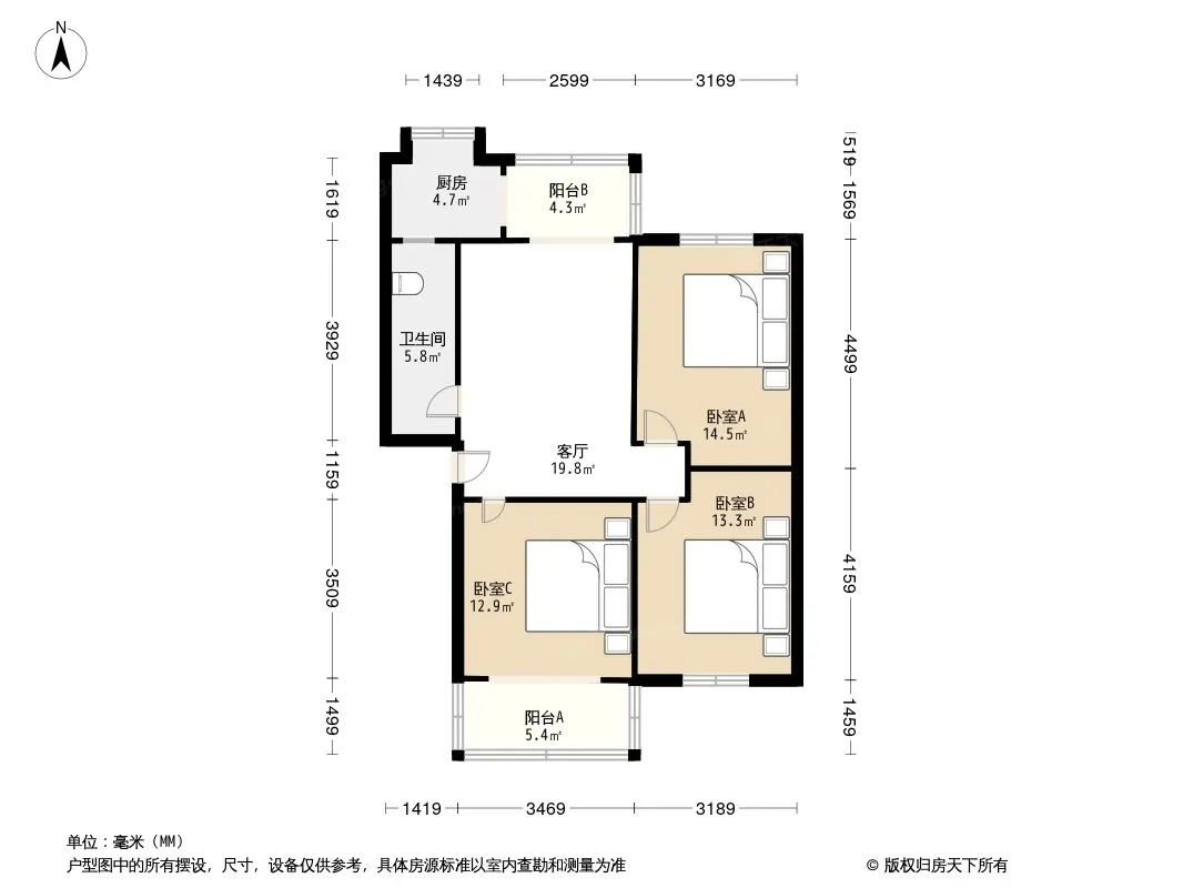 祥和里2号院户型图