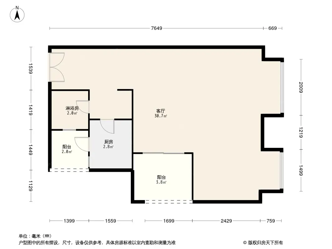 仁美大源印象户型图