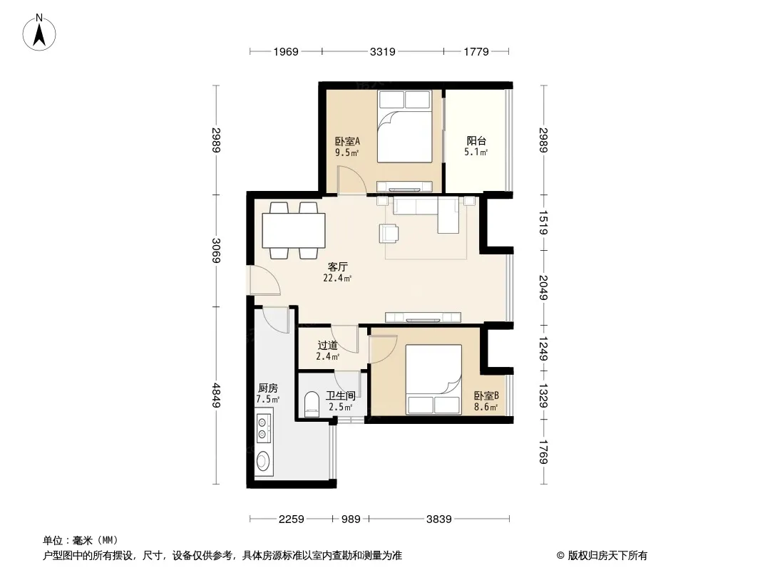 瑞升橡树林华府户型图