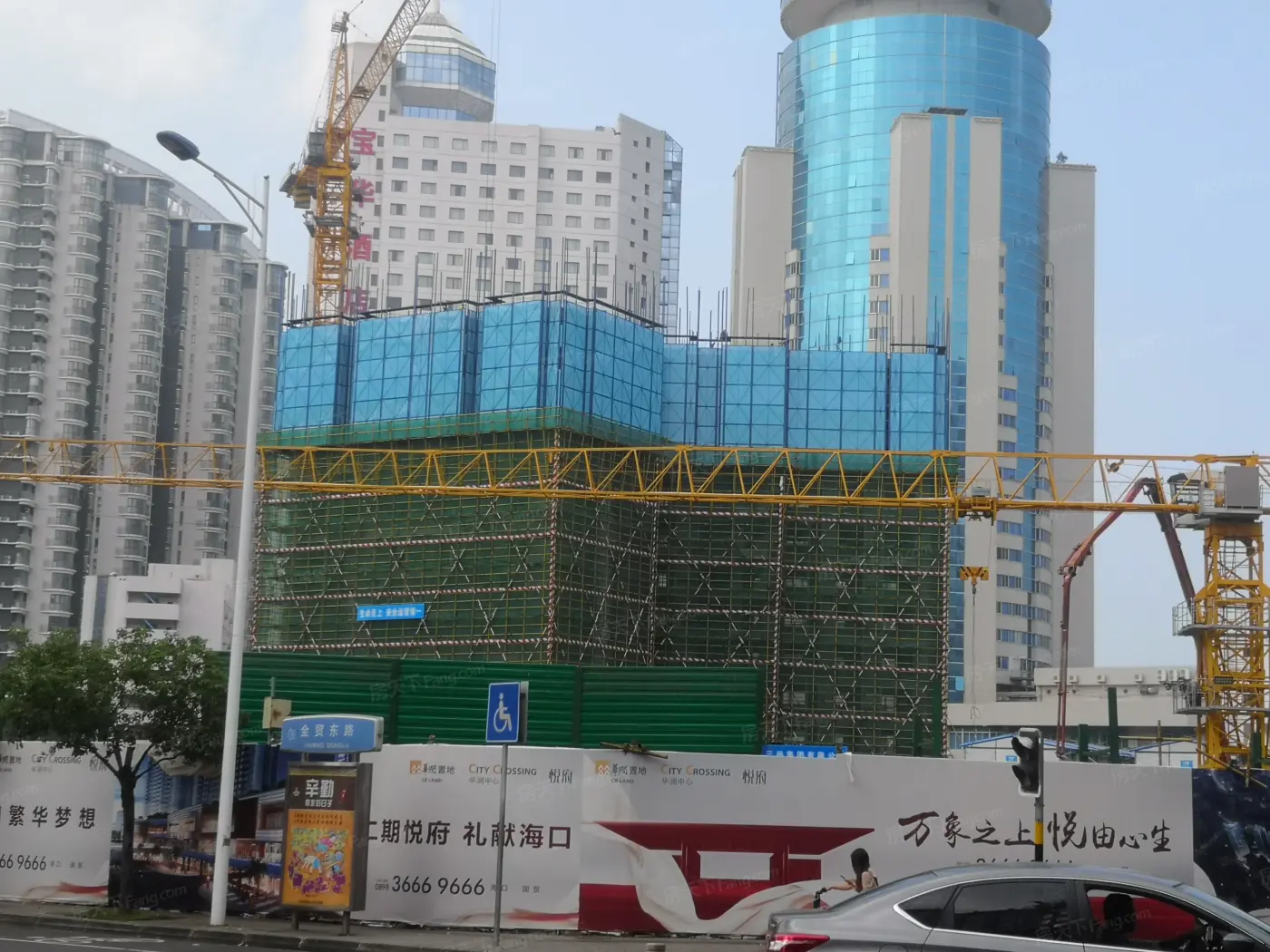 实景图:北区工程进度实景图