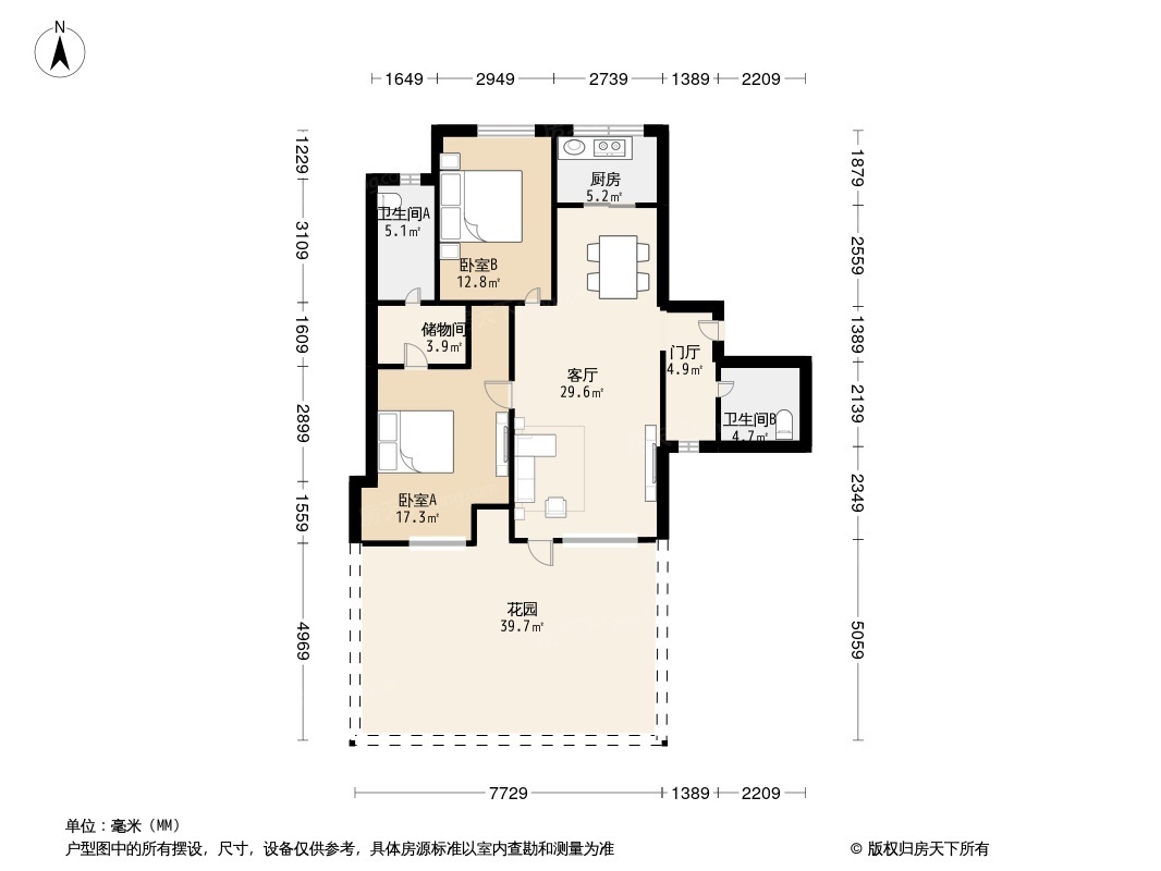 橡树湾户型图