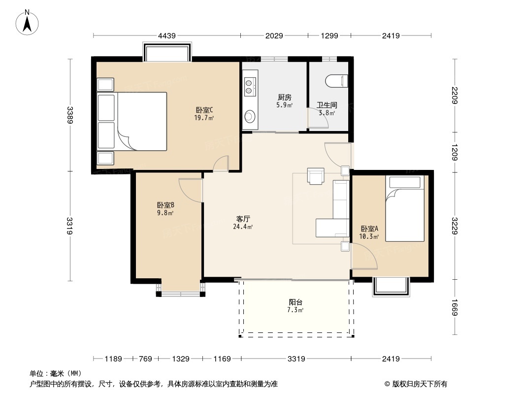 鱼木小区户型图