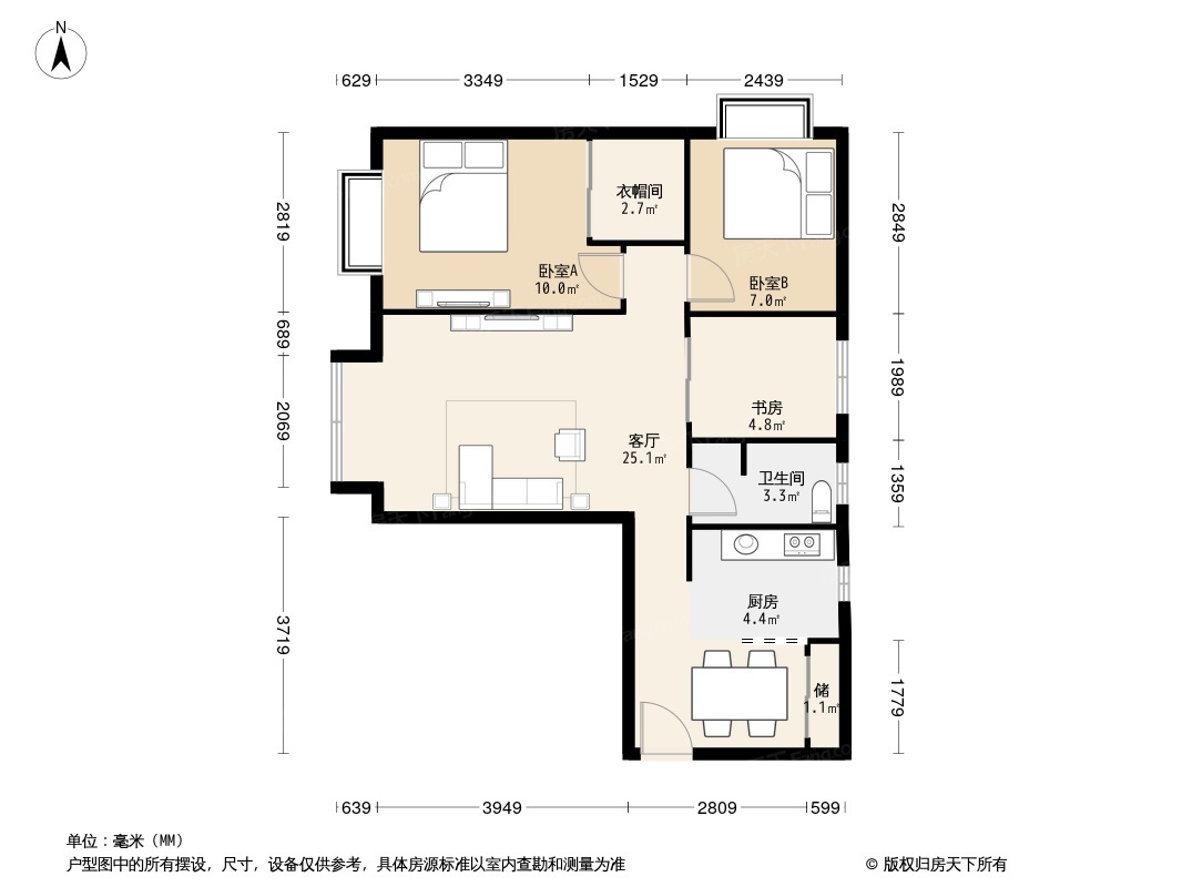 首创国际城一期户型图