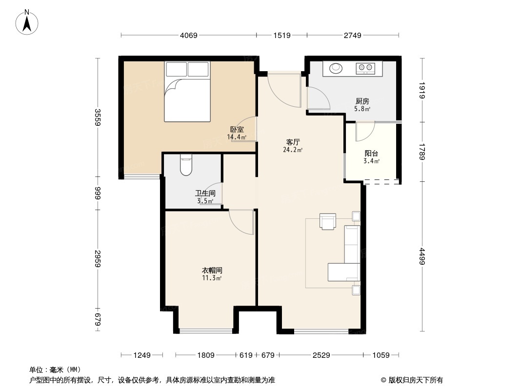 绿地之窗户型图