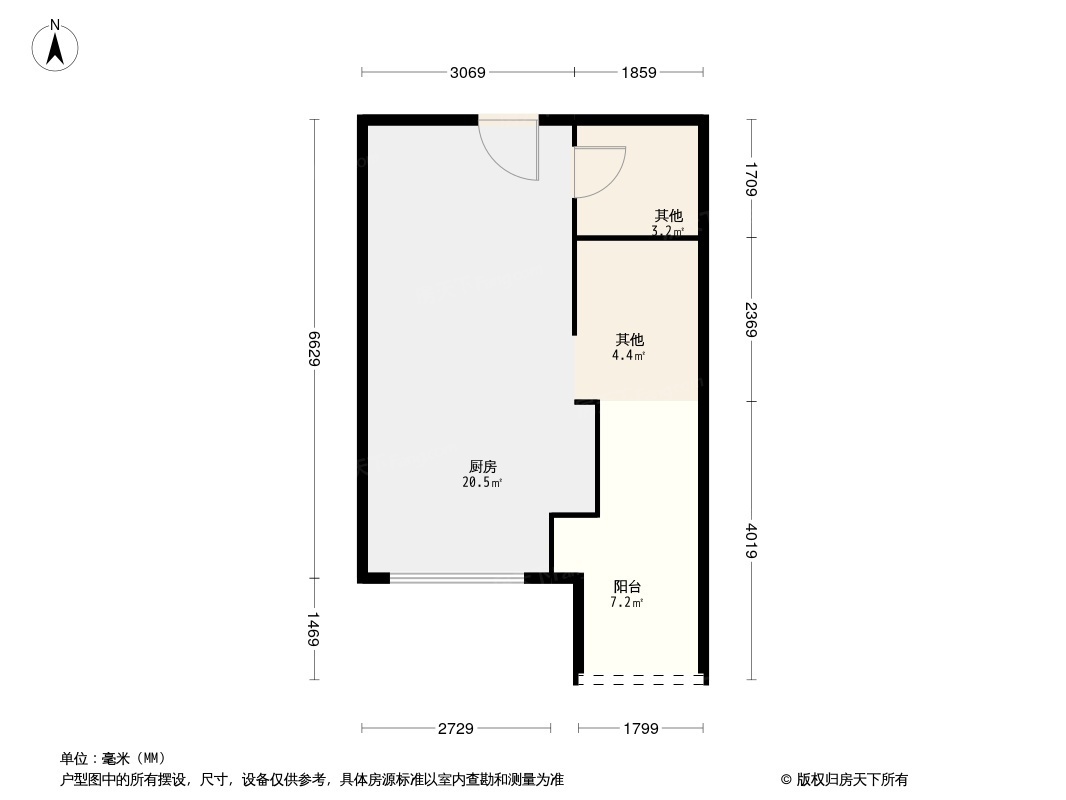 城北优品道户型图