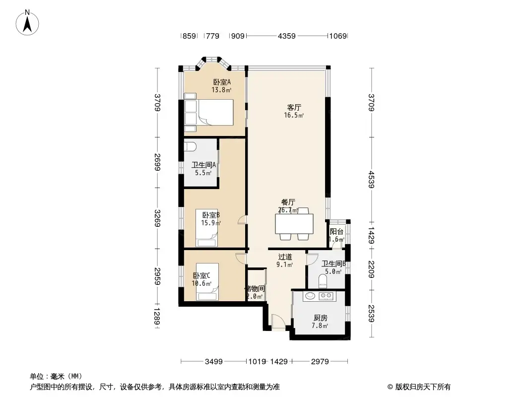 麓湖大厦户型图