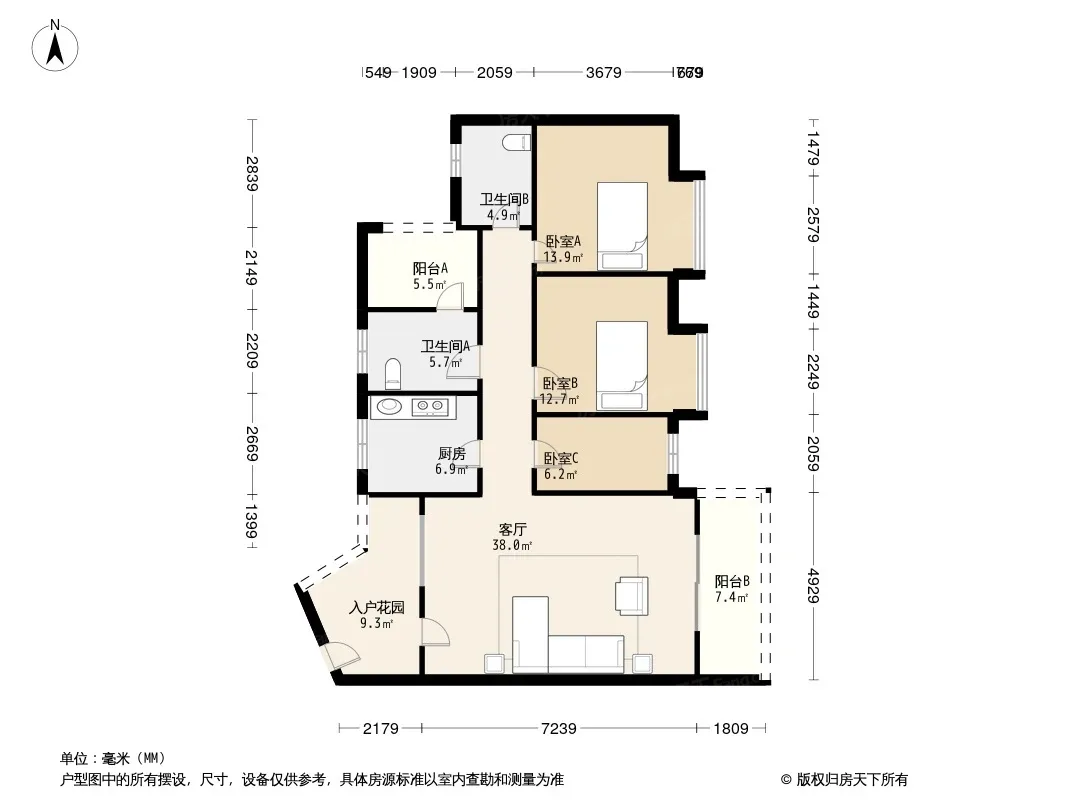 峰瑞新天地户型图