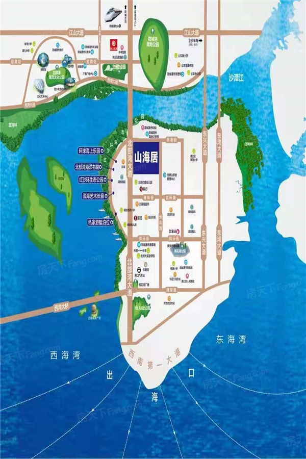 地址:防城港市港口区北部湾大道与赤港街交汇处