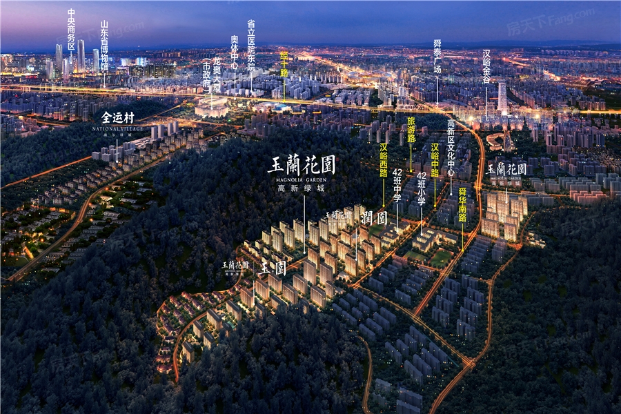 济南高新高分楼盘的最新现场美图，速来围观！