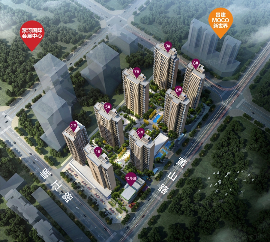 想要家更大，2023年12月漯河郾城区四居新楼盘任你挑！