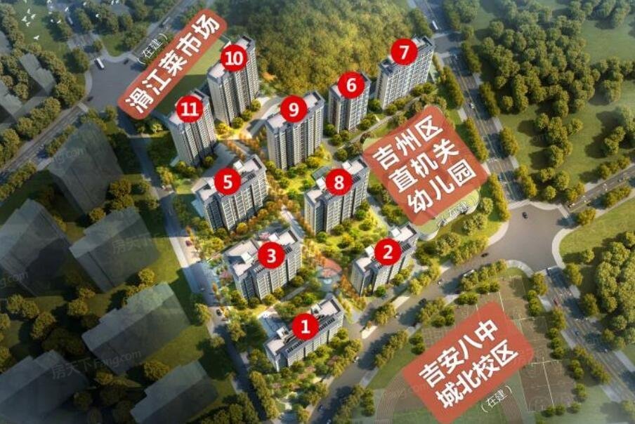 别错过！盘点2024年01月吉安吉州区6000-8000元/㎡优质网红楼盘