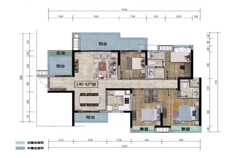 户型图:E户型