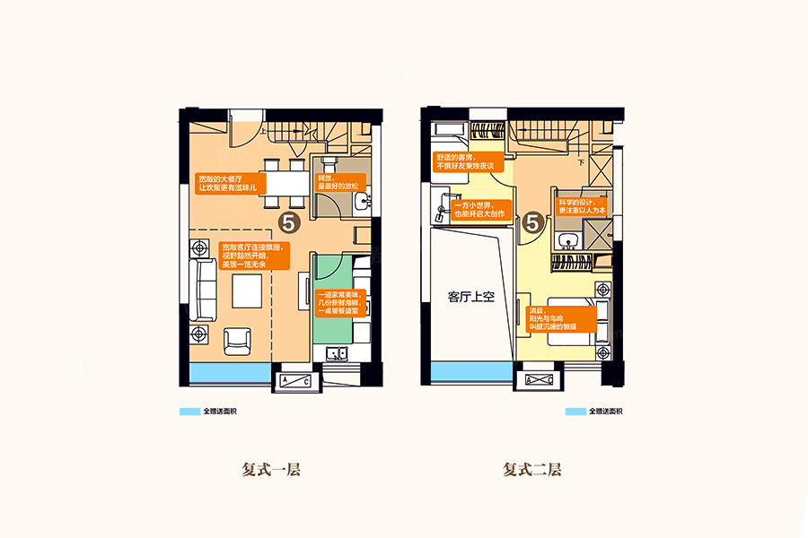 户型图:GW18loft公寓72㎡
