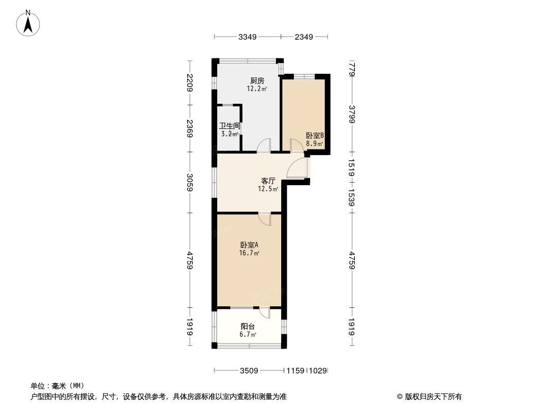 白石村户型图