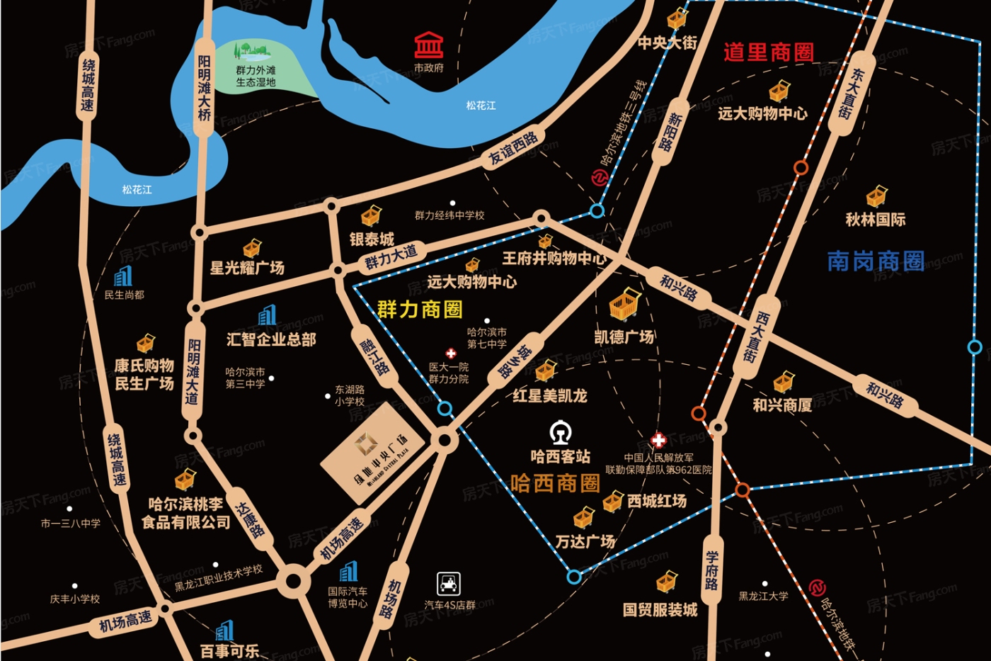 绿地中央广场Ⅱ期·黑龙江空港经济商务中心