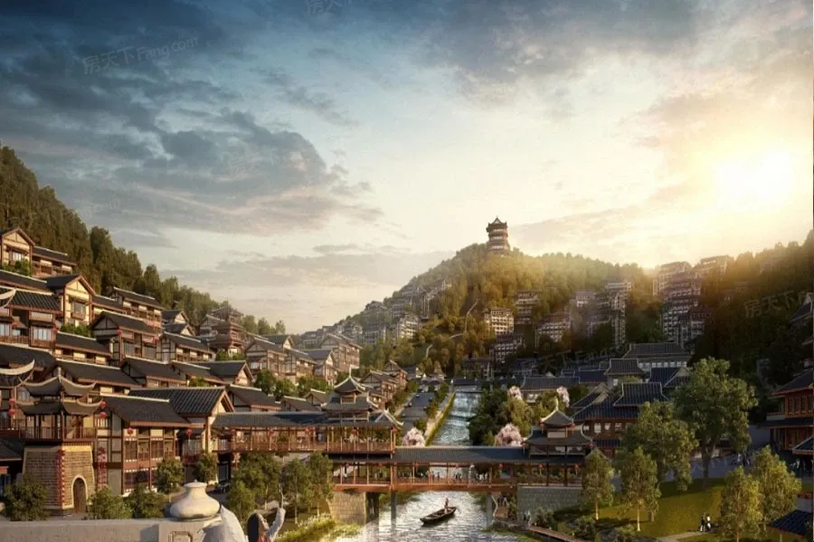 十堰汉水九歌文旅康养古镇怎么样?在哪?均价多少户型如何?-十堰新房网-房天下