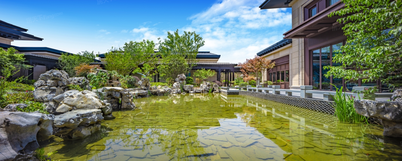 实景图:小区水景