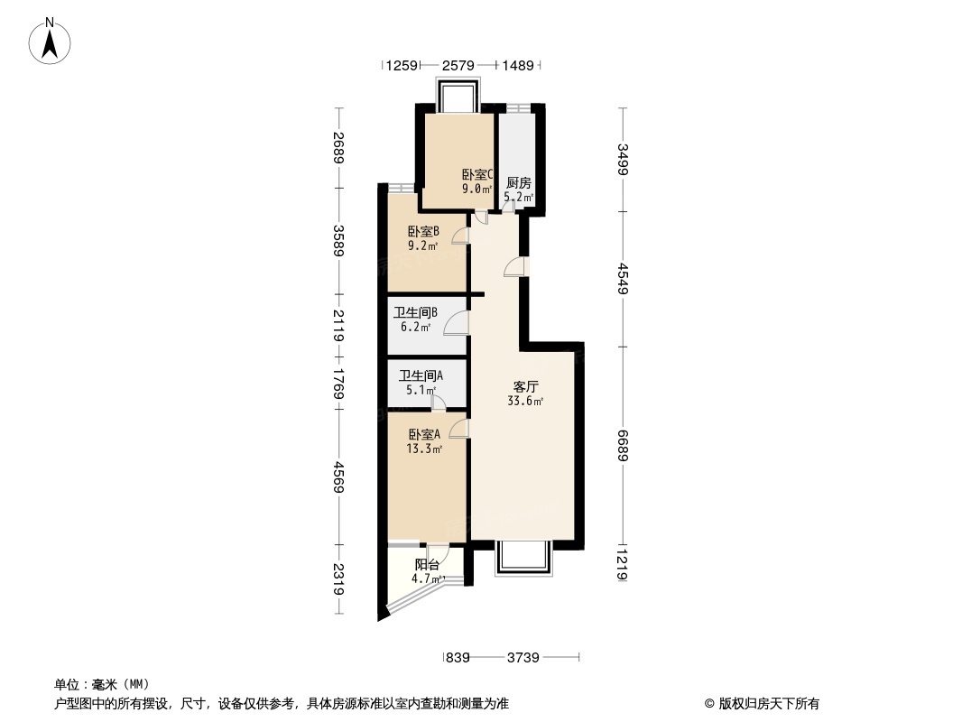 澳景花庭户型图