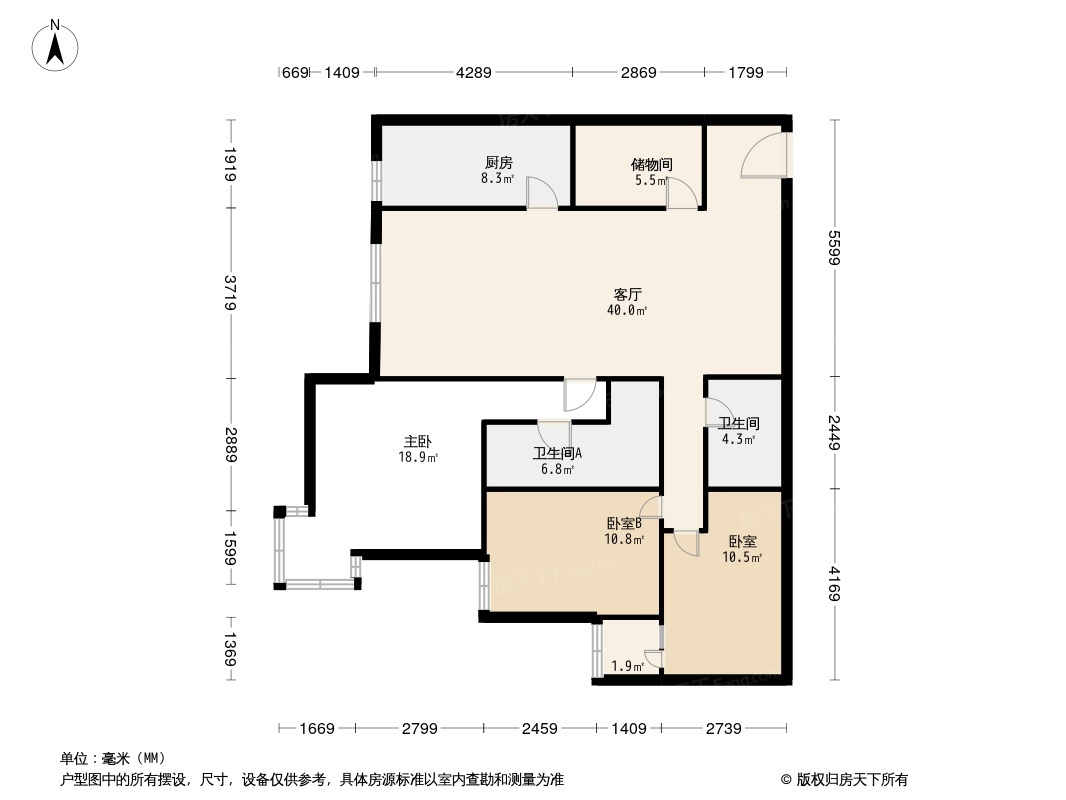 立恒名苑户型图